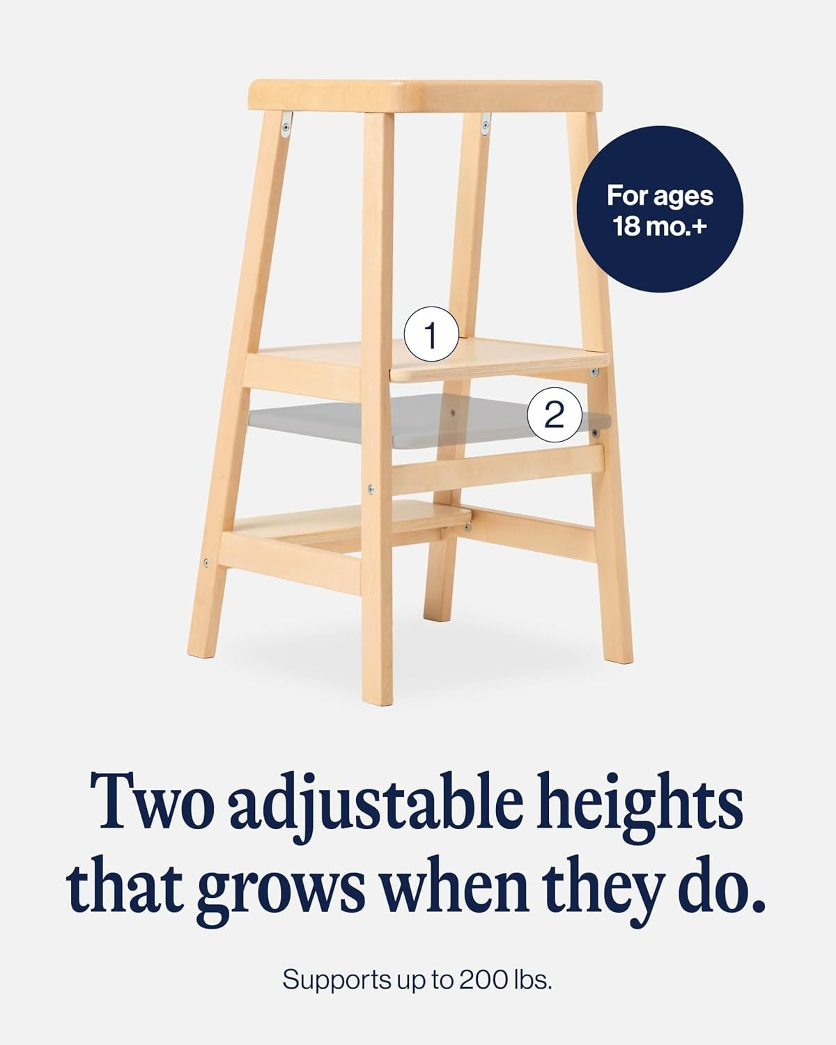 Adjustable Toddler Kitchen Helper Tower