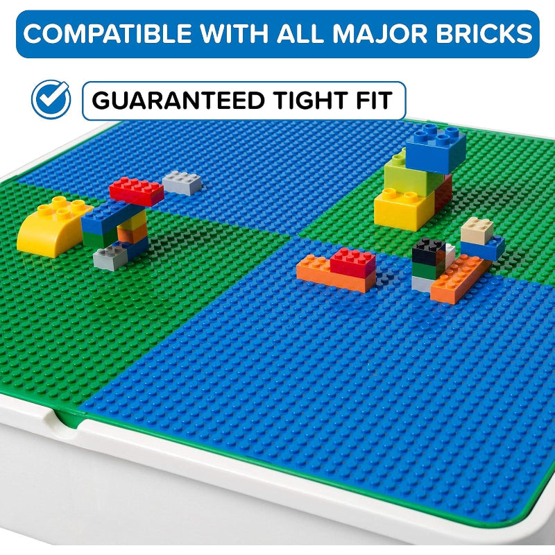 Blue‑Green 5‑in‑1 Kids Activity Table Set