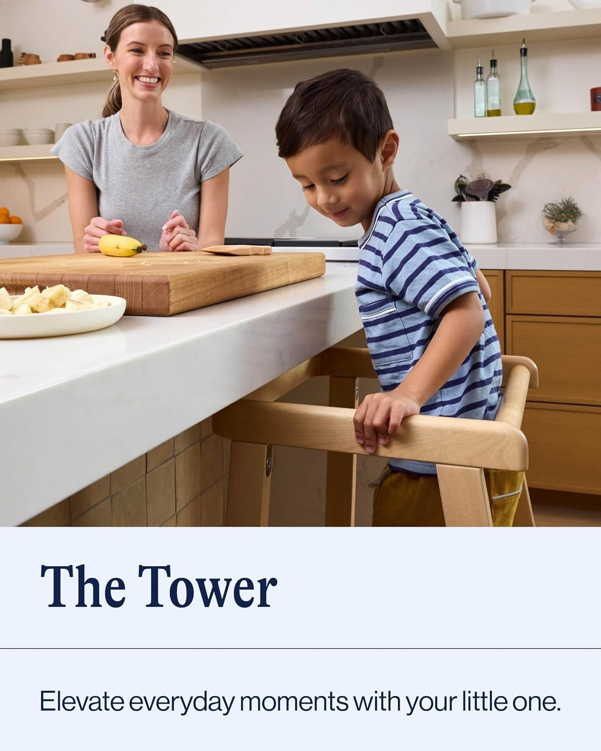 Adjustable Toddler Kitchen Helper Tower