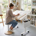 3‑in‑1 Tilt Whiteboard Drafting Desk