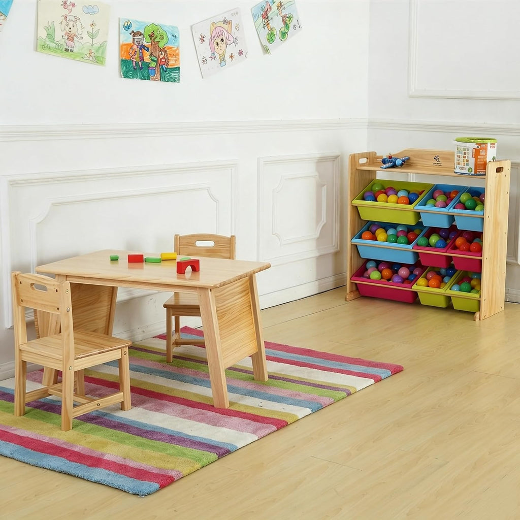 Solid Wood Kids Table & Chair Set